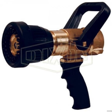 Dixon Fog Nozzle with Pistol Grip, 1-1/2 in Inlet, Brass Body CGSN151S
